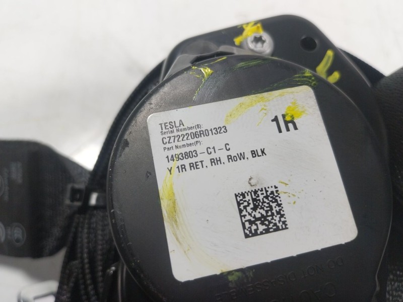 Recambio de cinturon seguridad delantero derecho para tesla y referencia OEM IAM  1493803C1C 