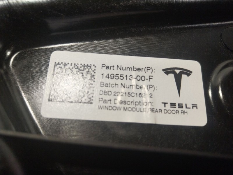 Recambio de elevalunas trasero derecho para tesla y referencia OEM IAM  149551300F 