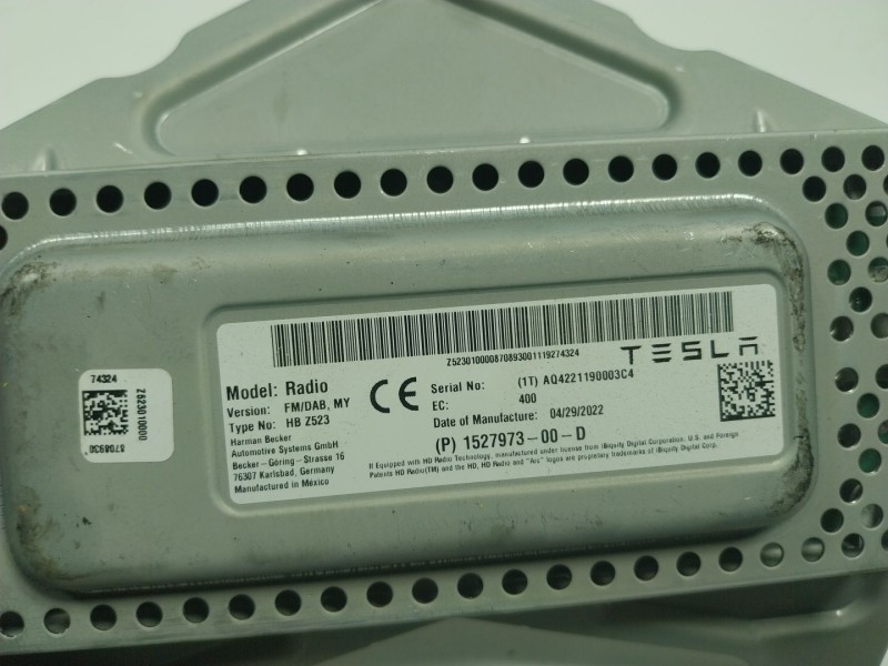 Recambio de modulo electronico para tesla y referencia OEM IAM  152797300D 