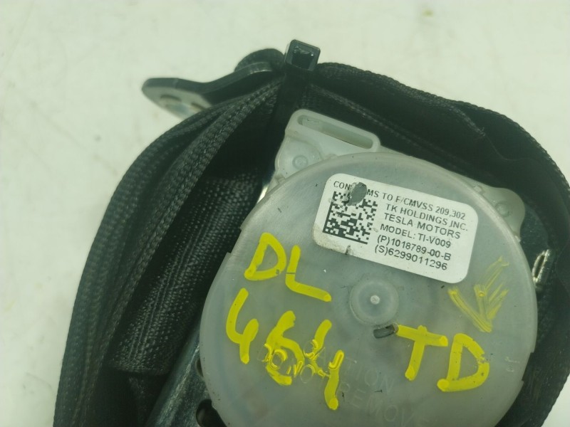 Recambio de cinturon seguridad trasero derecho para tesla model s p referencia OEM IAM  101878900B 