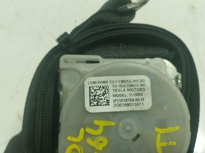 Recambio de cinturon seguridad trasero izquierdo para tesla model s p referencia OEM IAM  101878900B 