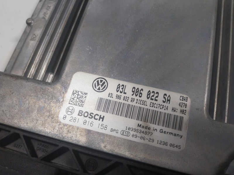 Recambio de centralita motor uce para volkswagen tiguan (5n1) 2.0 tdi referencia OEM IAM  03L906022SA 