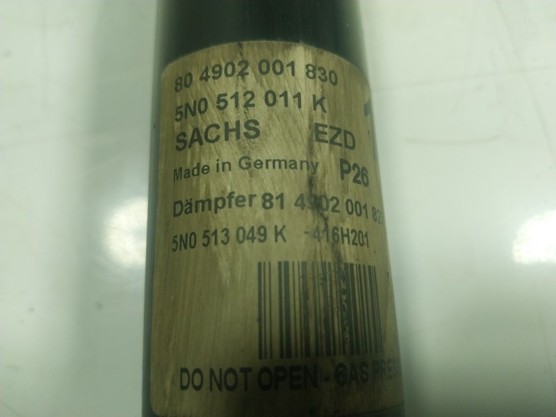 Recambio de amortiguador trasero derecho para volkswagen tiguan (5n1) 2.0 tdi referencia OEM IAM  5N0512011K 