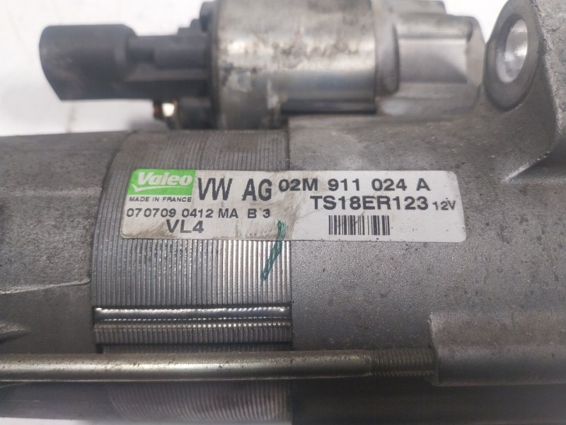 Recambio de motor arranque para volkswagen tiguan (5n1) 2.0 tdi referencia OEM IAM  02M911024 