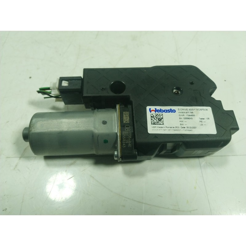 Recambio de motor techo electrico para audi q4 e-tron aq4e f4bac3 referencia OEM IAM  3G5877796 