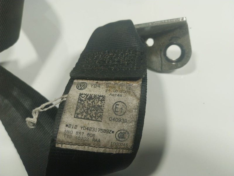 Recambio de cinturon seguridad trasero derecho para volkswagen tiguan (5n1) 2.0 tdi referencia OEM IAM  5N0857806 