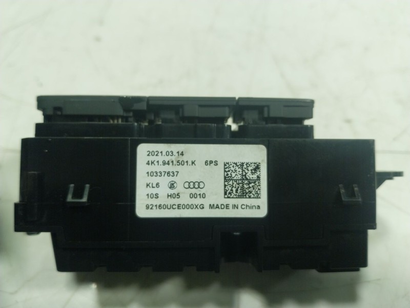 Recambio de mando luces para audi q4 e-tron aq4e f4bac3 referencia OEM IAM  4K1941501 