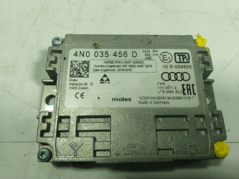 Recambio de modulo electronico para audi q4 e-tron aq4e f4bac3 referencia OEM IAM  4N0035456 