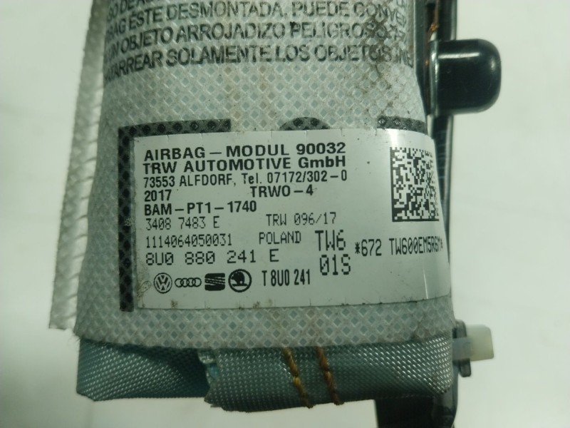 Recambio de airbag lateral izquierdo para audi q3 (8ug) 2.0 16v tdi referencia OEM IAM  8U0880241 