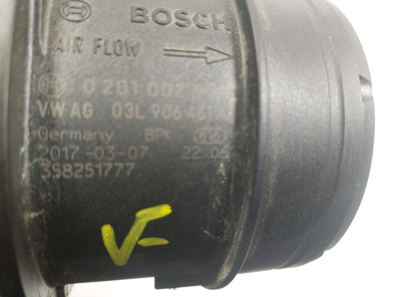 Recambio de caudalimetro para audi q3 (8ug) 2.0 16v tdi referencia OEM IAM  0281002956 