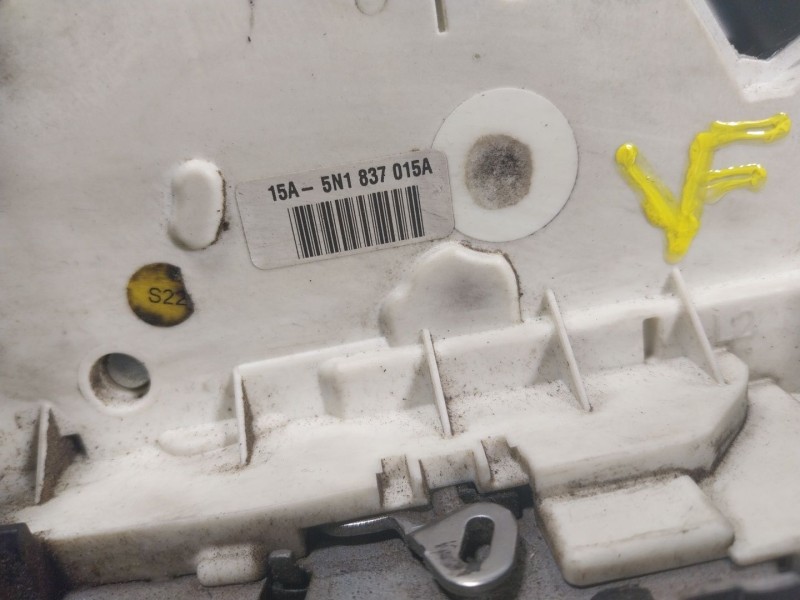 Recambio de cerradura puerta delantera izquierda para volkswagen tiguan (5n1) 2.0 tdi referencia OEM IAM  5N1837015A 