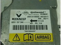 Recambio de centralita airbag para renault kangoo z.e. referencia OEM IAM  2841410602  2