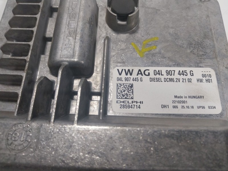 Recambio de centralita motor uce para seat leon (5f1) 1.6 tdi referencia OEM IAM  04L907445G 