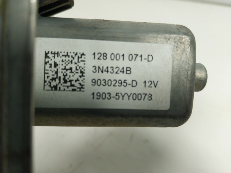 Recambio de elevalunas trasero derecho para renault zoe (bfm_) zoe referencia OEM IAM  128001071 