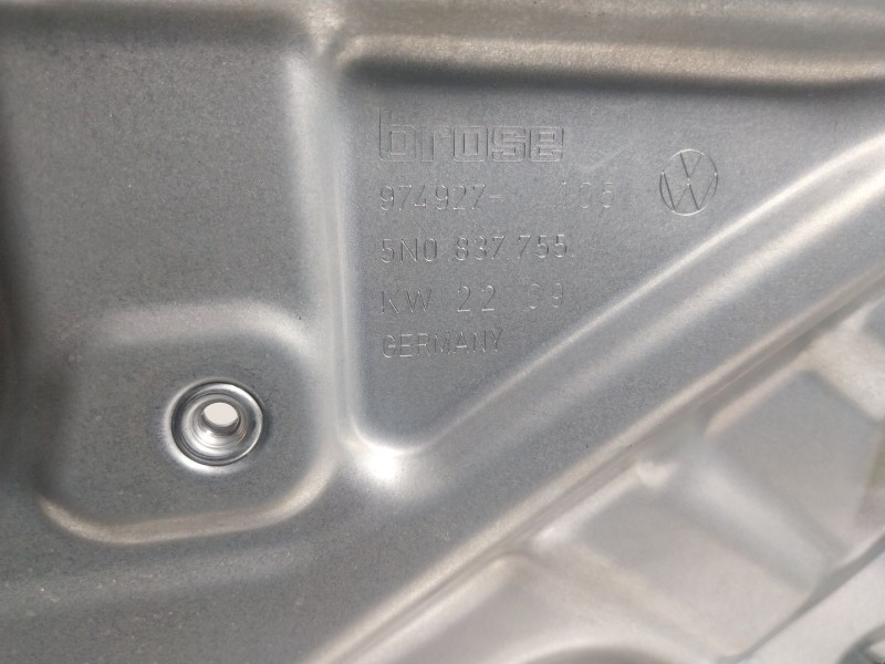 Recambio de elevalunas delantero izquierdo para volkswagen tiguan (5n1) 2.0 tdi referencia OEM IAM  5N1837729C 