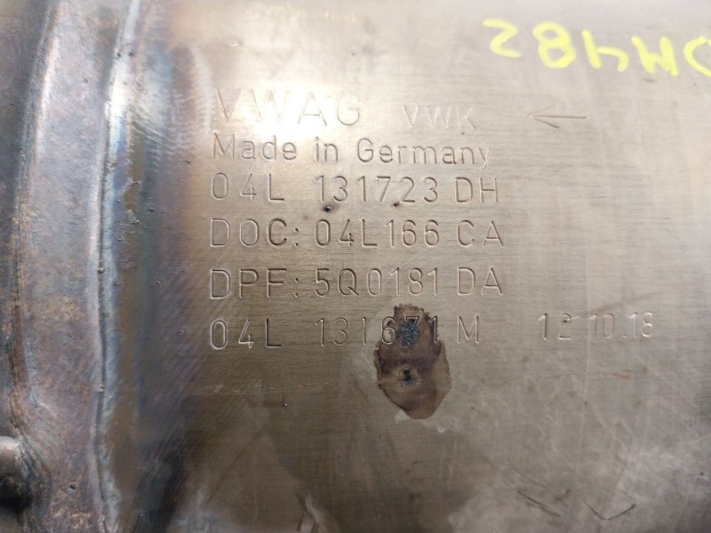 Recambio de filtro de particulas para seat leon (5f1) 1.6 tdi referencia OEM IAM  04L131723 