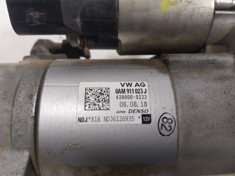 Recambio de motor arranque para seat leon (5f1) 1.6 tdi referencia OEM IAM  0AM911023J 