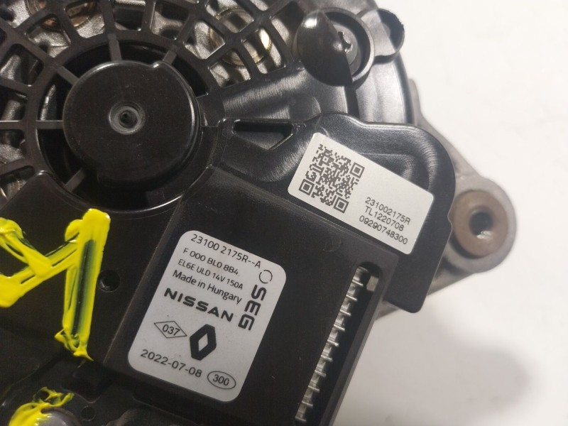 Recambio de alternador para renault captur ii 1.0 tce referencia OEM IAM  231002175R 