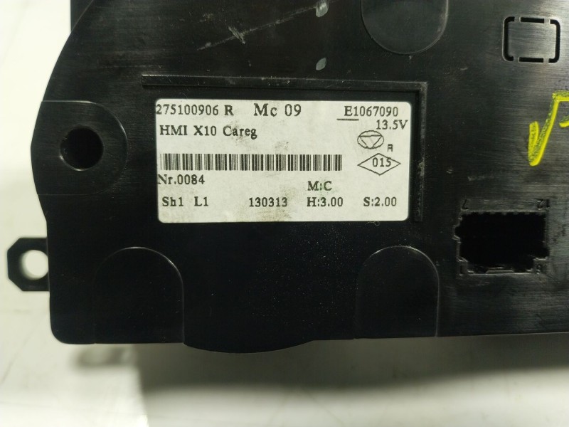 Recambio de mando climatizador para renault zoe (bfm_) zoe referencia OEM IAM  275100906 