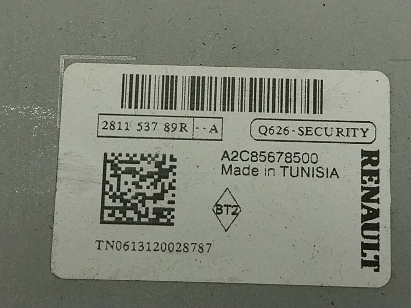 Recambio de sistema audio / radio cd para renault zoe (bfm_) zoe referencia OEM IAM  281153789R 