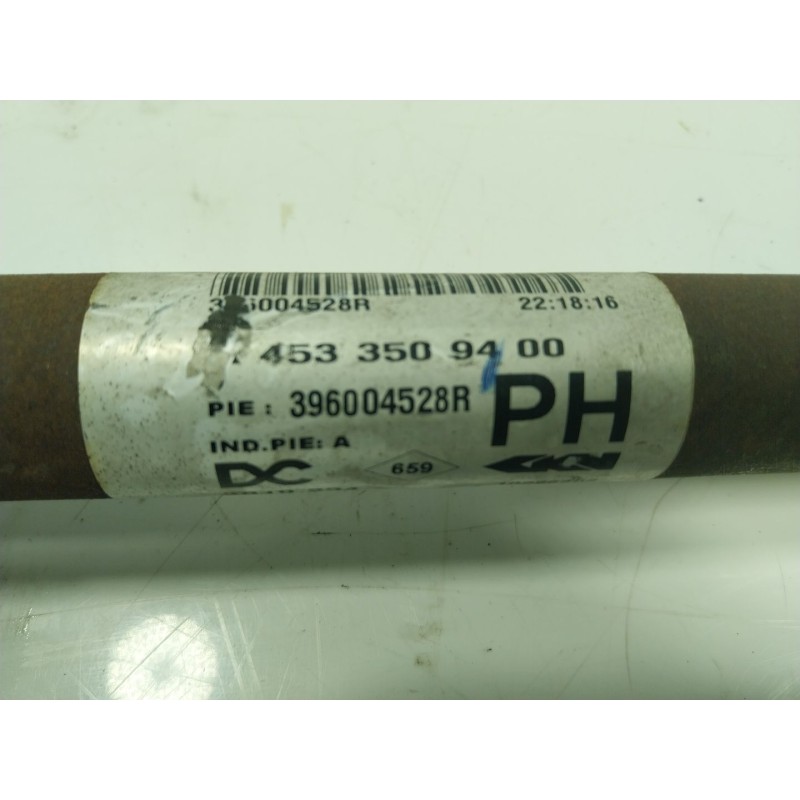 Recambio de transmision trasera derecha para smart forfour ev eq 17.6 kwh referencia OEM IAM  396004528R 