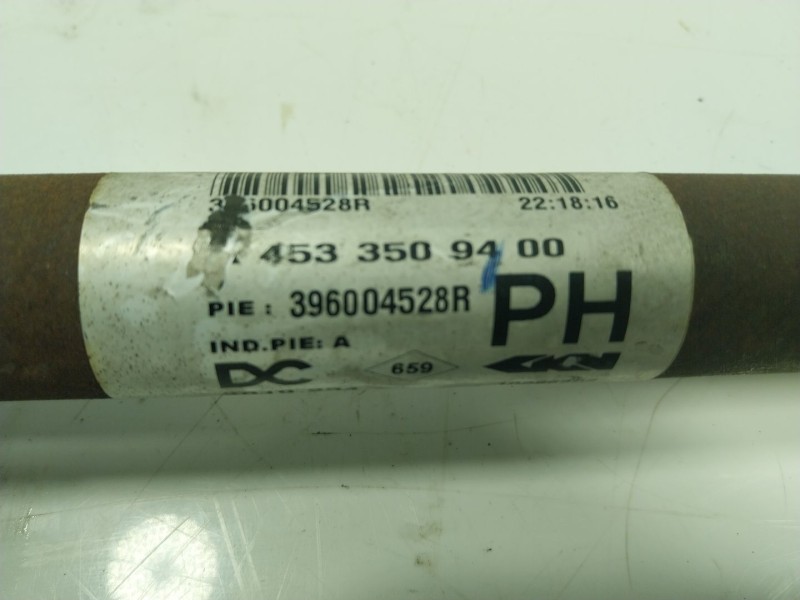 Recambio de transmision trasera derecha para smart forfour ev eq 17.6 kwh referencia OEM IAM  396004528R 