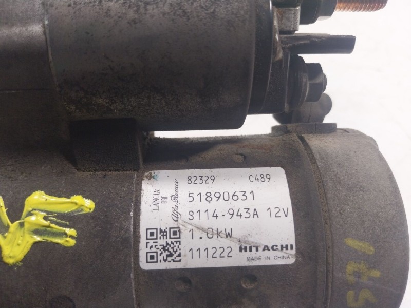 Recambio de motor arranque para fiat nuova 500 (150) 1.2 cat referencia OEM IAM  51890631 