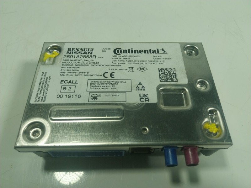 Recambio de modulo electronico para renault captur ii 1.0 tce referencia OEM IAM  2591A2858R 