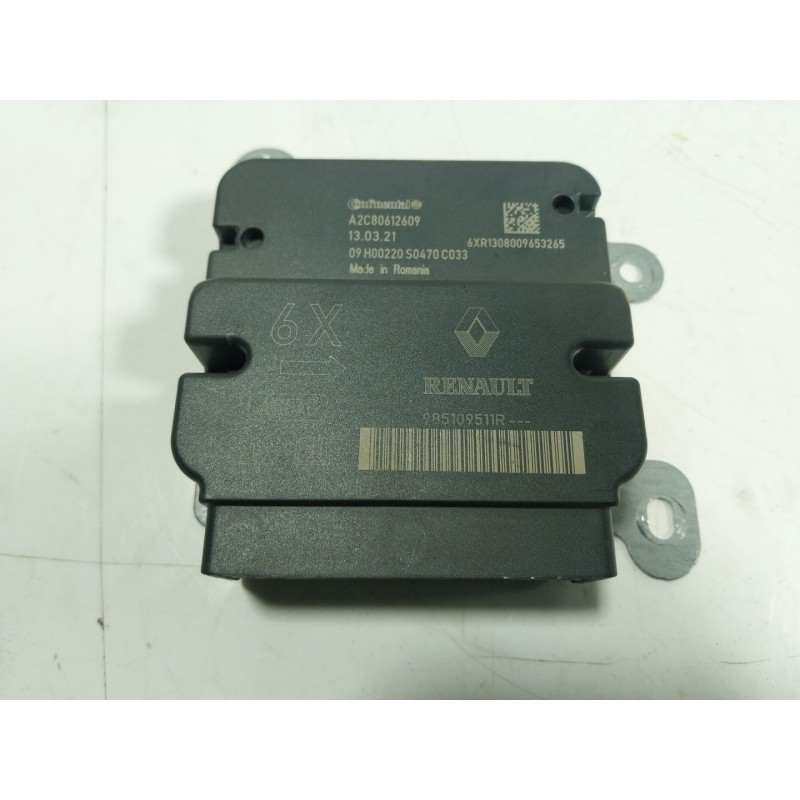 Recambio de centralita airbag para renault zoe (bfm_) zoe referencia OEM IAM  985109511R 