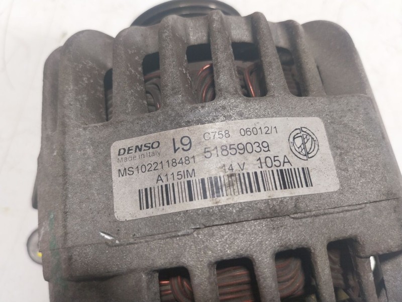 Recambio de alternador para fiat nuova 500 (150) 1.2 cat referencia OEM IAM  51859039 