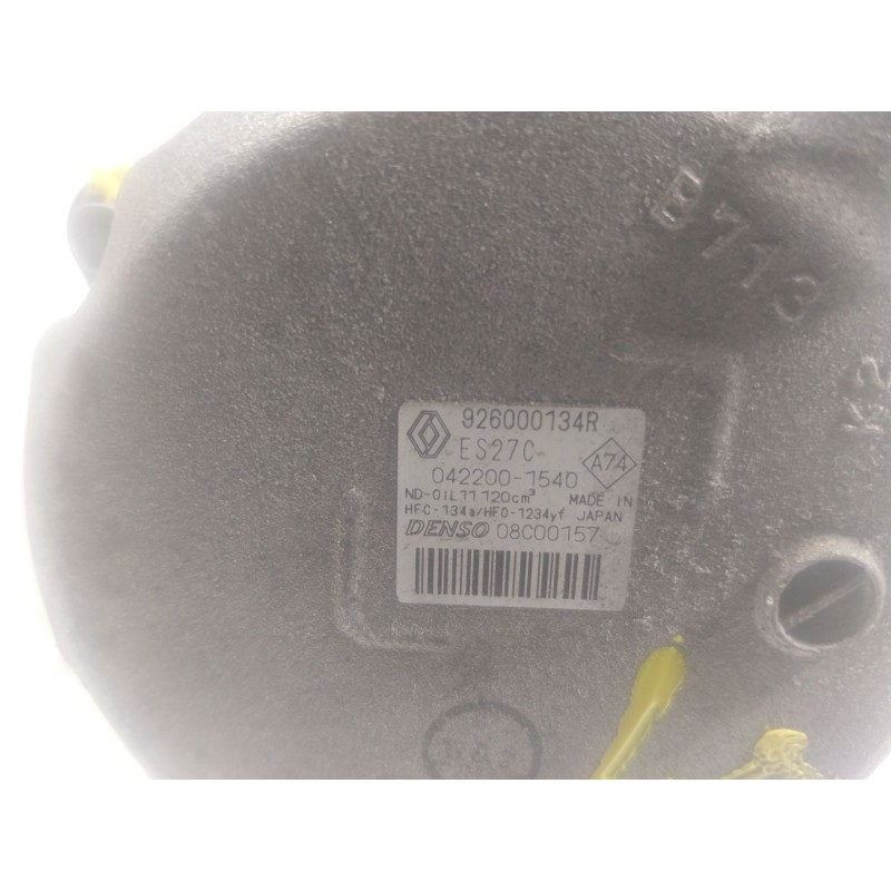 Recambio de compresor aire acondicionado para smart forfour ev eq 17.6 kwh referencia OEM IAM  926000134R 