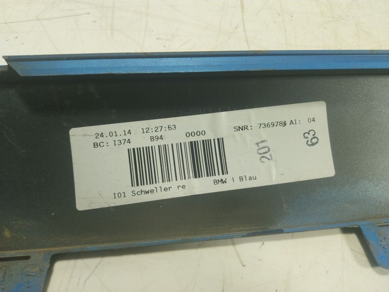 Recambio de faldon lateral para bmw i3 (i01) 125 kw referencia OEM IAM  7369784AI 