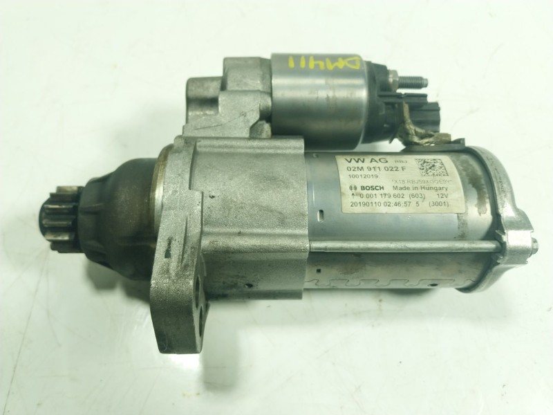 Recambio de motor arranque para skoda spaceback (5h) 1.0 tsi referencia OEM IAM  02M911022 
