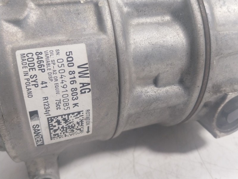 Recambio de compresor aire acondicionado para seat ateca (kh7) fr go referencia OEM IAM  5Q0816803K 