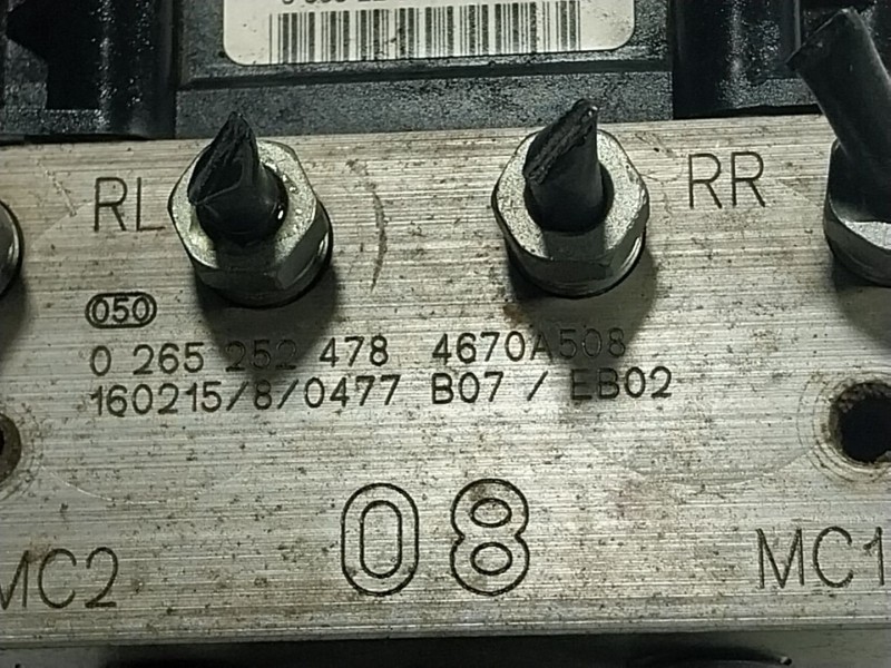 Recambio de abs para citroën c-zero seduction referencia OEM IAM  0265952116 