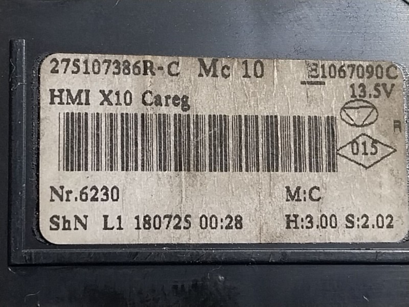 Recambio de mando calefaccion / aire acondicionado para renault zoe 68 kw referencia OEM IAM  275107386R 