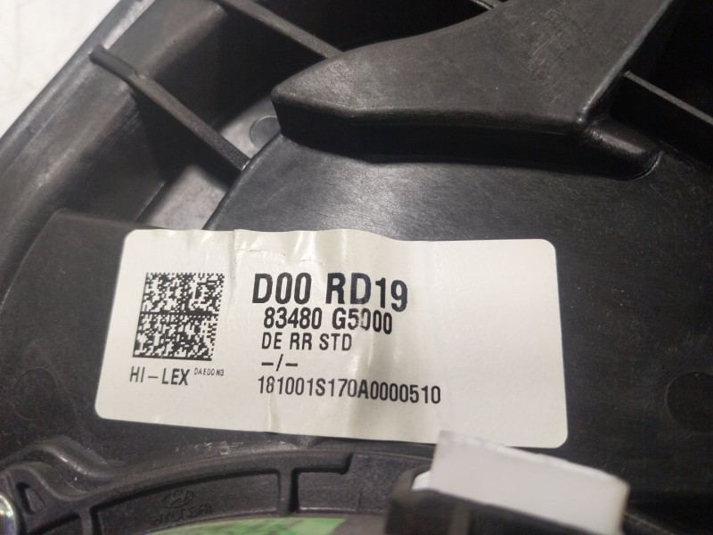 Recambio de elevalunas trasero derecho para kia niro concept referencia OEM IAM  83480G500 