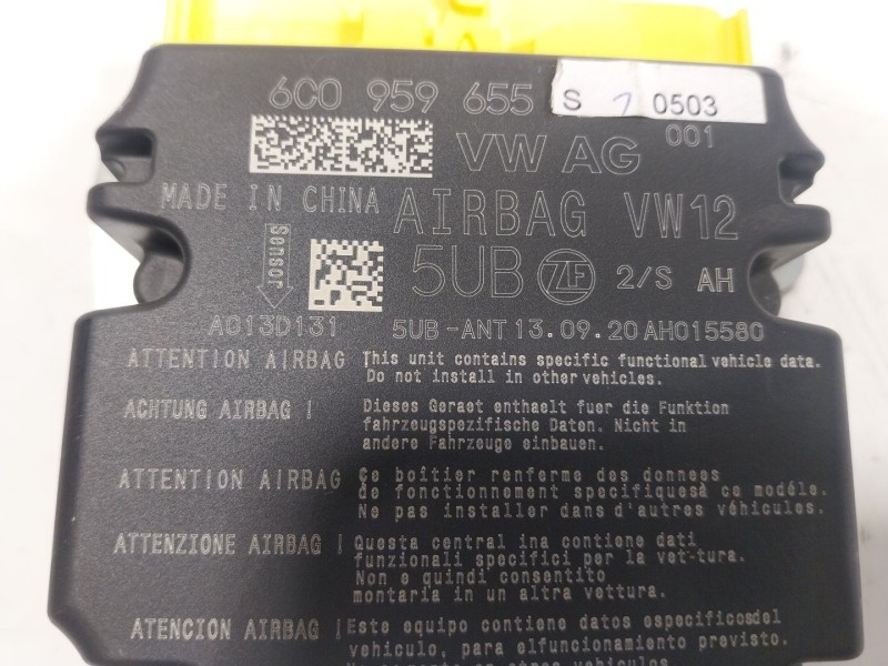 Recambio de centralita airbag para seat mii (kf1) electric referencia OEM IAM  6C0959655 