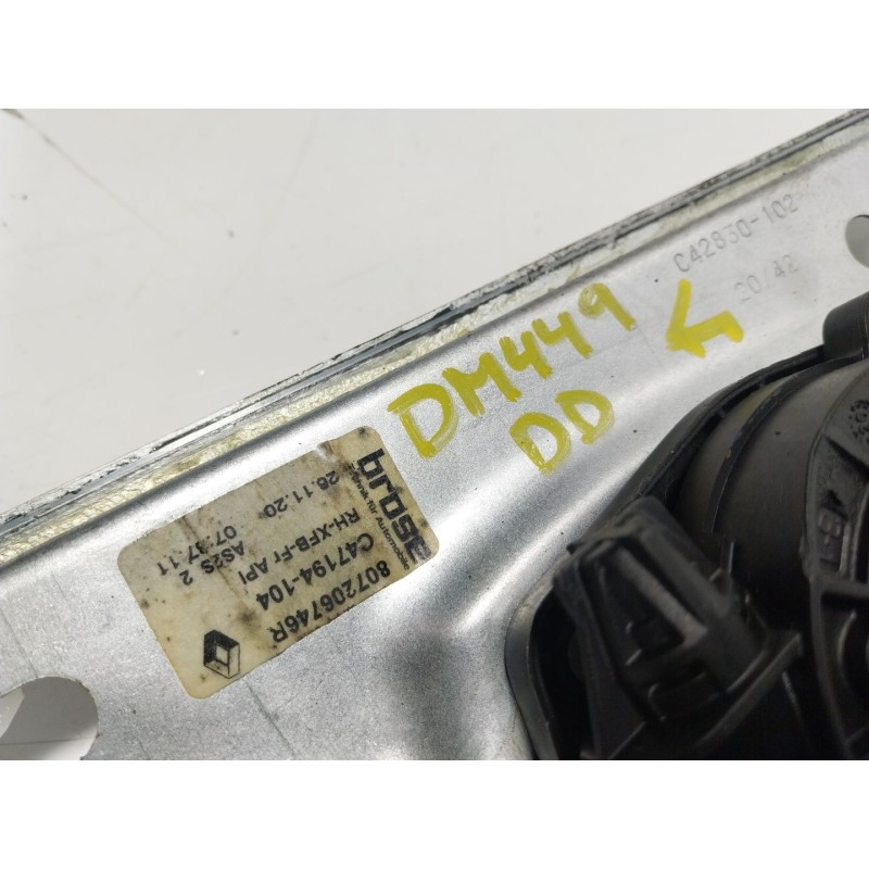 Recambio de elevalunas delantero derecho para renault megane iv berlina 5p 1.3 tce referencia OEM IAM 807206746R 807206746R 