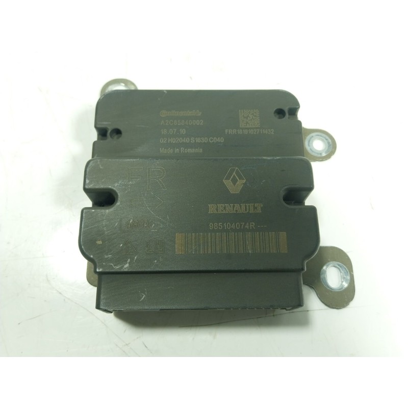 Recambio de centralita airbag para renault zoe 68 kw referencia OEM IAM  985104074R 