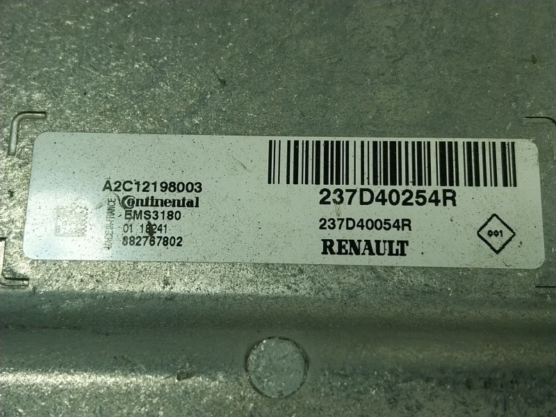 Recambio de centralita motor uce para renault zoe 68 kw referencia OEM IAM  237D40254R 