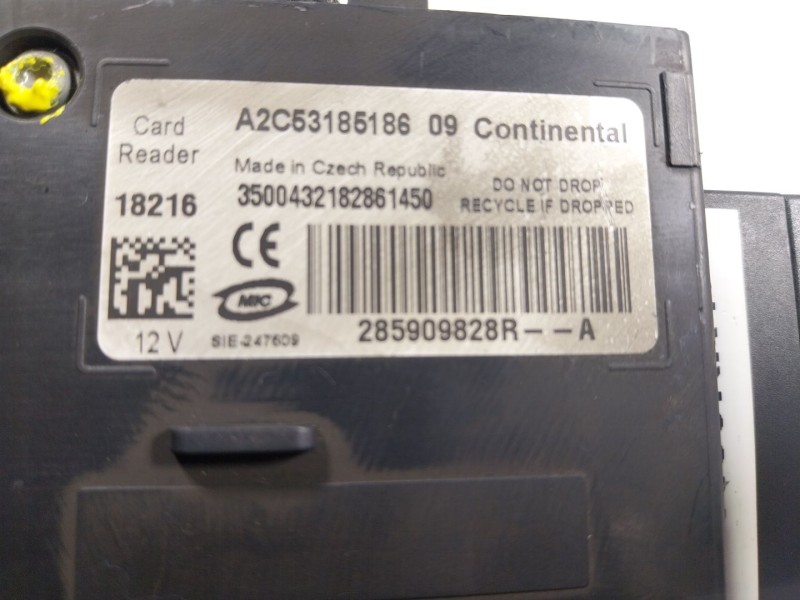 Recambio de conmutador de arranque para renault zoe 68 kw referencia OEM IAM  285909828R 