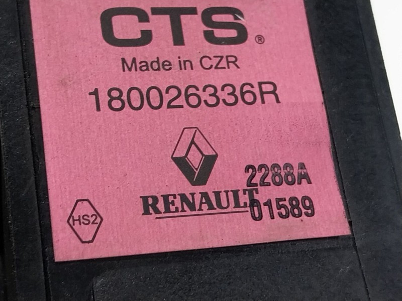 Recambio de potenciometro pedal para renault zoe 68 kw referencia OEM IAM  180026336R 
