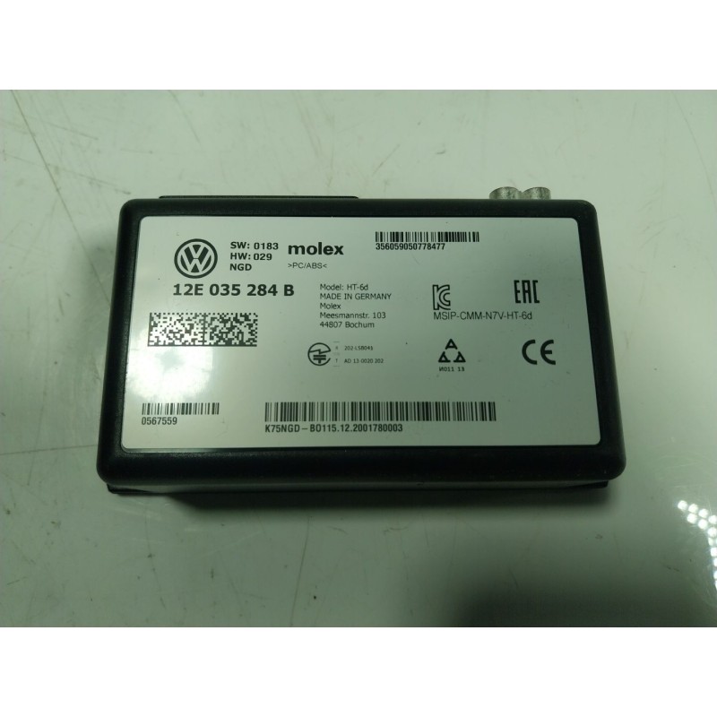 Recambio de modulo electronico para seat mii (kf1) electric referencia OEM IAM  12E035284 