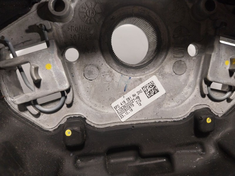 Recambio de volante para seat leon (5f1) 1.6 tdi referencia OEM IAM  5F0419091AH 