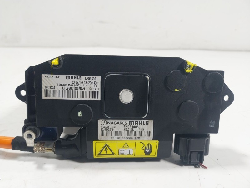 Recambio de resistencia calefaccion para smart forfour ev eq 17.6 kwh referencia OEM IAM  981005000L 