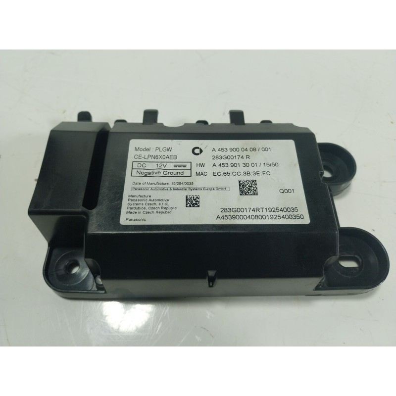 Recambio de modulo electronico para smart forfour ev eq 17.6 kwh referencia OEM IAM  283G00174R 