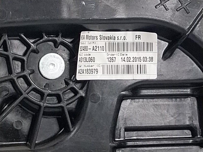 Recambio de elevalunas delantero derecho para kia ceed 1.4 tgdi cat referencia OEM IAM  82480A2110 