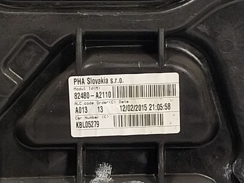 Recambio de elevalunas delantero derecho para kia ceed 1.4 tgdi cat referencia OEM IAM  82480A2110 