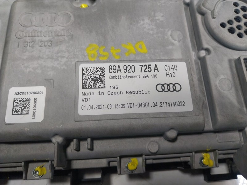 Recambio de cuadro instrumentos para audi q4 e-tron aq4e f4bac3 referencia OEM IAM 89A920725B 89A920725 